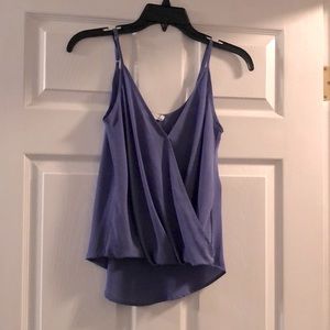 Grayish purple spaghetti strap top